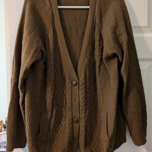 Debbie Morgan Brown Women's Cardigan